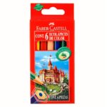 LAPICES ECO FABER * 6 LINEA ROJA