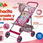 COCHE PARA MUÑECAS TOLDO Y CAPOTA GRANDE 9304