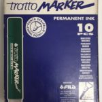 TRATTO MARKER VERDE PUNTA PLANA