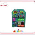 SET CASA DE MUÑECAS CON MOBILIARIO, FIGURAS EN BLISTER 2052