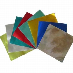 PAPEL GLACE METALIZADO 10X10 100 HOJAS1028