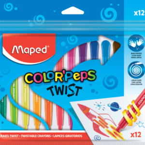 LAPICES MAPED DE CERA GIRATORIO*12 860612