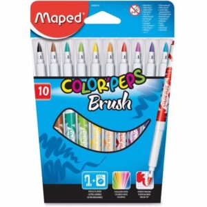 MARCADORES MAPED BRUSH PUNTA PINCEL 848010*12 UNIDADES