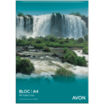 BLOCK AVON A4*80 CUADRO 100021