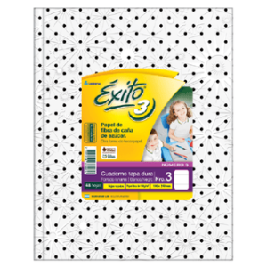 CUADERNO EXITO 19*24*48 H LUNAR = NEG/BCO 100944