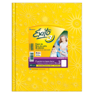 CUADERNO EXITO 19*24*48 H ARAÑA = AMARILLO 100946