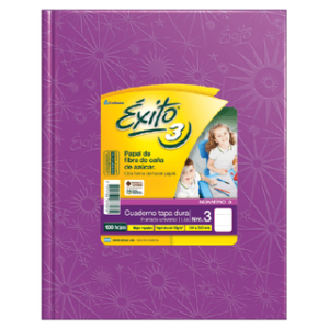 CUADERNO EXITO 19*24*48 H ARAÑA = LILA 100948