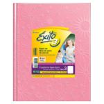 CUADERNO EXITO 19*24*48 H ARAÑA = ROSA 100950