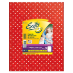 CUADERNO EXITO 19*24*48 H LUNAR = ROJO 100977