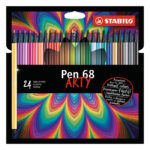MARCADOR PEN 68 ARTY ESTUCHE x 24 CARTON - NOVEDAD	4938