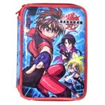 CARTUCHERA PVC 3 PISOS BAKUGAN