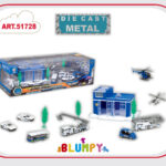 PLAYSET POLICIA METALICO 45cm 51718