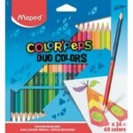 LAPICES MAPED BICOLOR  24/48 829602*12 UNIDADES