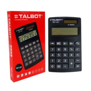 CALCULADORA TALBOT DE BOLSILLO 12 DIG. 357 3005