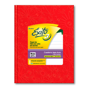 CUADERNO EXITO 19*24*48 H ARAÑA = ROJO 100962