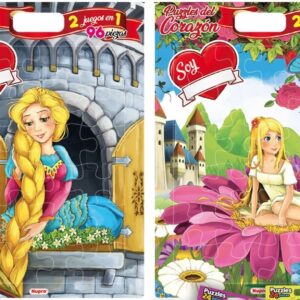 PUZZLE 2 EN 1 *96  PZAS 9000-1-2-3 CORAZON