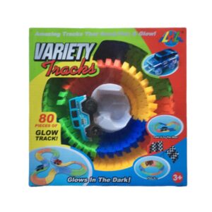 PISTA + AUTO A  PILA CON LUCES  28X26X7CM  52610