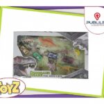 AUTOS Y DINOSAURIOS EN CAJA EXHIBIDORA BA200413