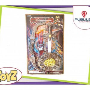 SET DE CABALLEROS ESPADA Y ESCUDO EN BLISTER BA200485