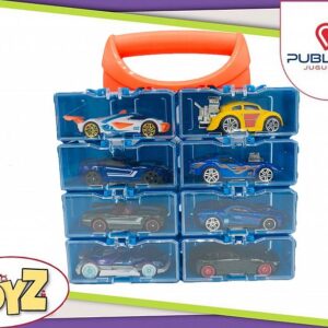 VALIJA CON AUTOS METALICOS X8  C200263