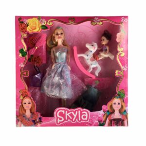 MUÑECA SKYLA 2 VESTIDO CON CABALLO 23199