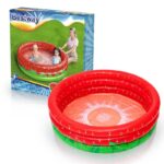 INFLABLE 51145 PILETA 3 AROS FRUTILLA 160 X 38 CM