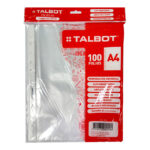 FOLIO TALBOT A4 POLIPROPILENO x100u 3898