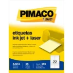ETIQUETA 22 PIMACO 550 UNI 25.4*99MM