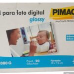 PAPEL FOTOGRAFICO PIMACO 10*15 CM *20 UNIDADES