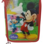 CARTUCHERA MULTISCOPE 2 PISOS MICKEY HOLOGRAMA 535