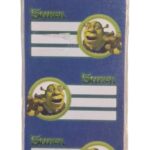 ETIQUETA ESCOLAR SHREK