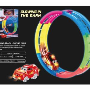 CARS GLOWING TRACK LOOPING B/O 2667