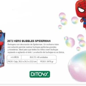 SPIDERMAN HERO BUBBLE 2672