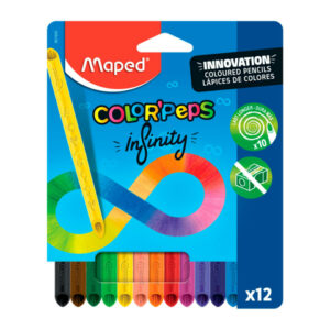 LAPICES COLOR´PEPS INFINITY *12 MAPED 861600