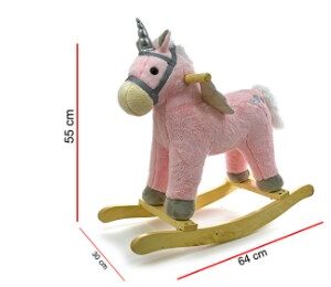UNICORNIO MECEDOR CON SONIDO 9012