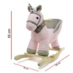 UNICORNIO MECEDOR CON SILLA CON SONIDO 9013