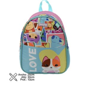 MOCHILA 12"  DOG LOVE 125107