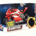 Teamsterz Street Starz: Luz&Sonido 28cm. "Motocicleta Deportivo Surtido" 14109