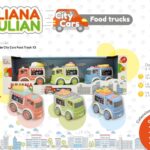 JULI Y JUL CITY CARS FOOD TRUCK X 3  SISJYJ031