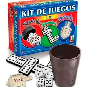 KIT JUEGOS 3 EN 1 - GENERALA, DOMINO,PERINOLA 147