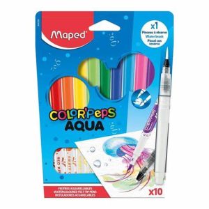 MARCADOR MAPED AQUA + PINCEL 844300