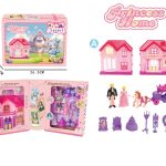 CASITA DE PRINCESA CON LUZ Y SONIDO Y MUÑECAS  642461