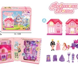 CASITA DE PRINCESA CON LUZ Y SONIDO Y MUÑECAS  642461