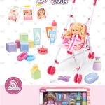 MUÑECA CON COCHECITO Y ACCESORIOS  263128