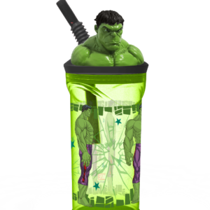 Vaso 360ml. -Figura 3D- "Avengers: Hulk" 1023