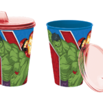 Vaso 430ml. -Easy Sipper- "Avengers" 1248