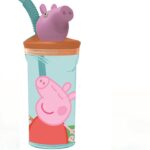 Vaso 360ml. -Figura 3D- "Peppa Pig" 1348