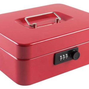 CAJA PORTA VALORES CON CLAVE 25*20*9 CM UNITOYS CD28708