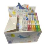 RESALTADOR BICOLOR*6 GLITTER UNITOYS SY9904 - Imagen 2