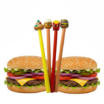 BOLIGRAFO BURGER-PIZZA*12 Unid. UNITOYS SY9785 - Imagen 2